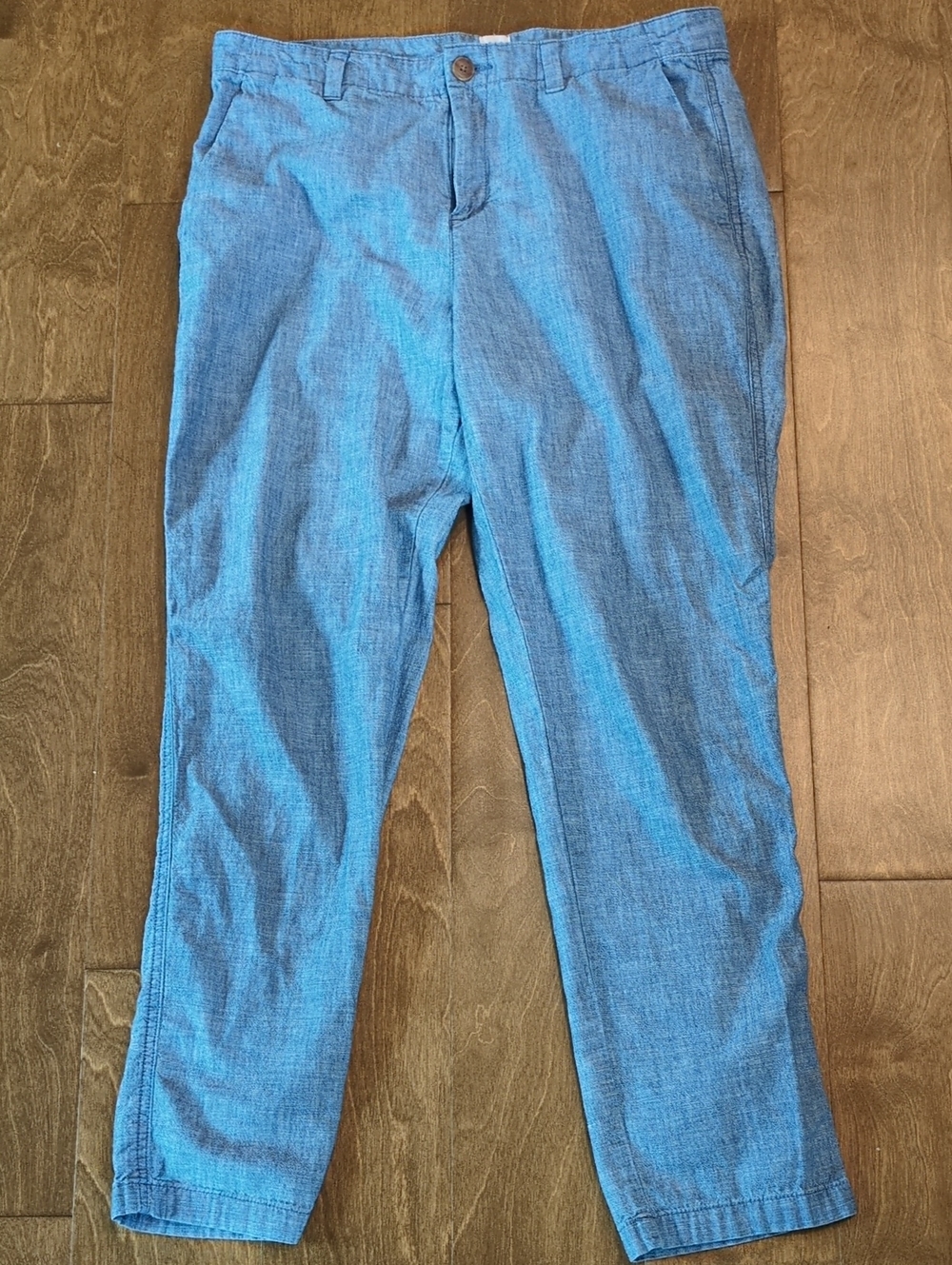 GAP Chambray Women's Girlfriend Khaki Pants Size 6